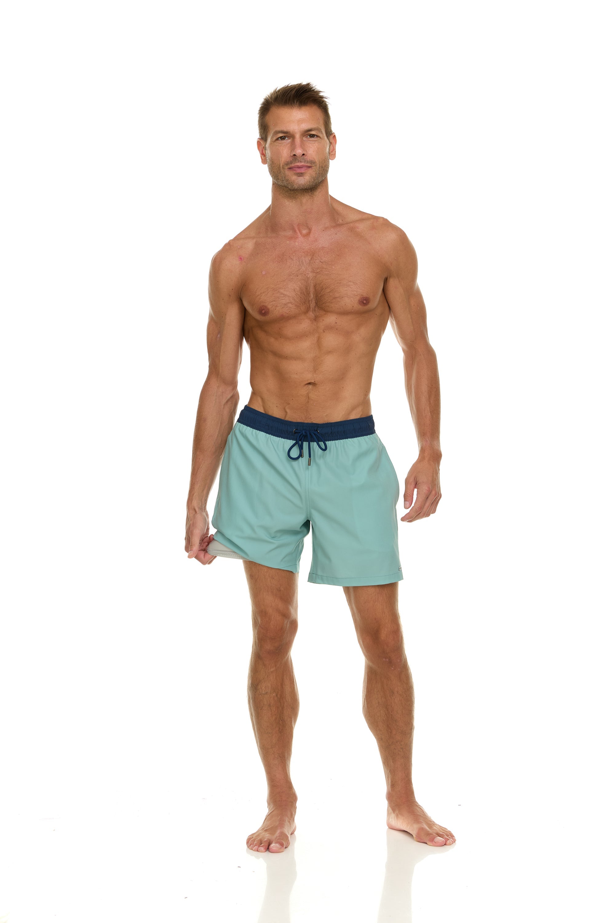 HarmonQLO Naples Compression Lining Swim Trunks