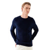 Patrick Assaraf Merino Rib Crew Neck Sweater