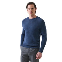 Patrick Assaraf Rib Raglan Merino Crew Sweater