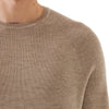 Patrick Assaraf Merino Rib Crew Neck Sweater