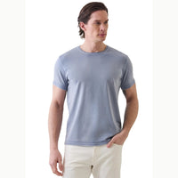 Patrick Assaraf Pima Cotton Vintage Wash Crew T-Shirt