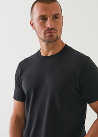 Patrick Assaraf Brushed Pima Cotton Stretch High Neck T-Shirt
