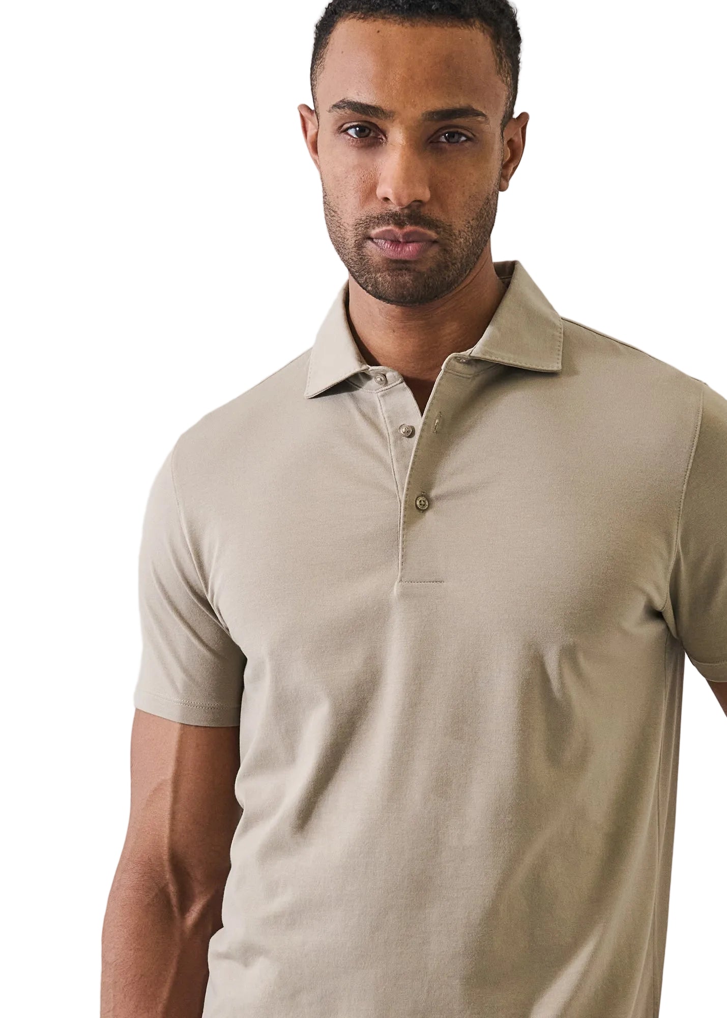Patrick Assaraf Pima Cotton Stretch AMF Stitch SS Polo
