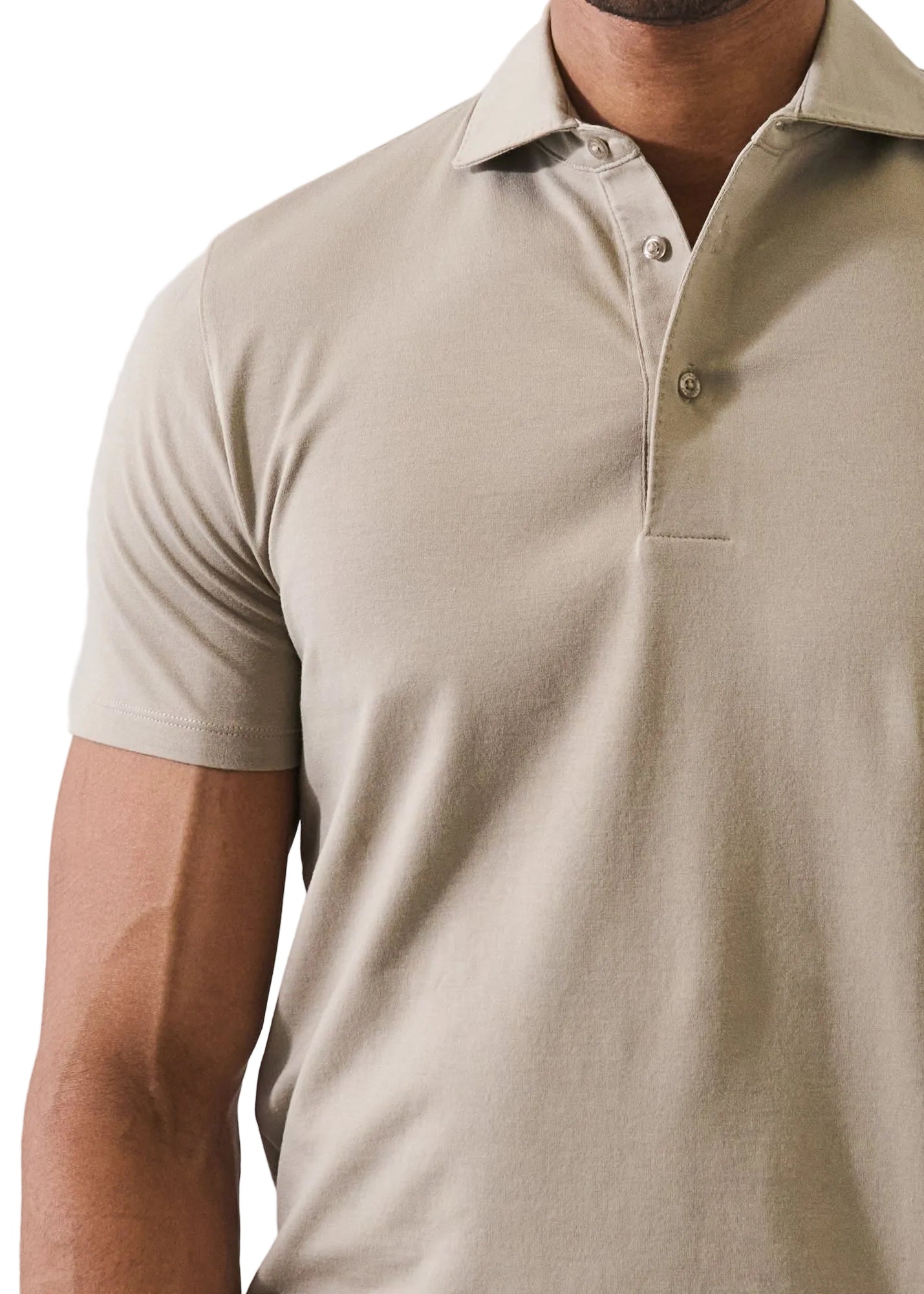 Patrick Assaraf Pima Cotton Stretch AMF Stitch SS Polo