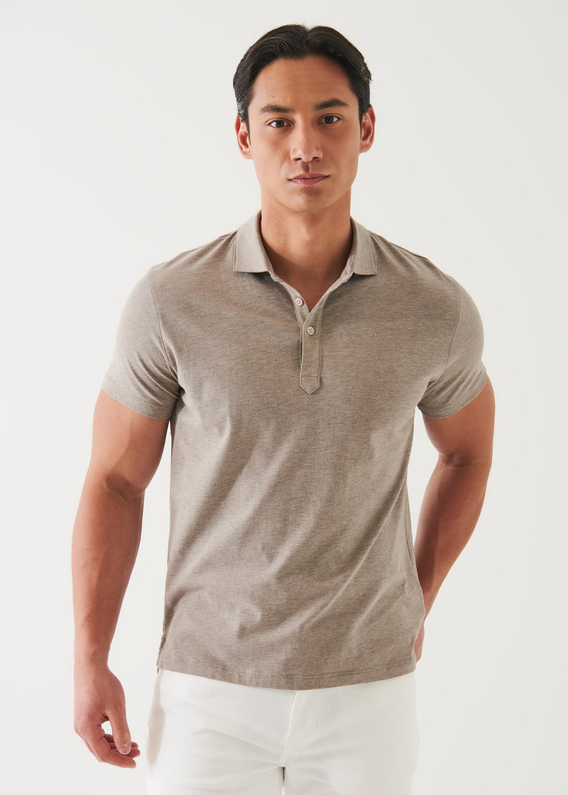 Patrick Assaraf Iconic Mercerized Pima Cotton Stretch SS Polo