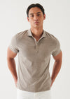 Patrick Assaraf Iconic Pima Cotton Stretch SS Polo