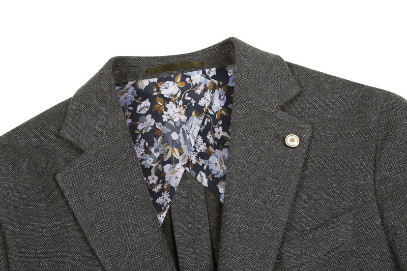 Pellagio Riserva JKT Trim Fit Texture Knit Sport Coat