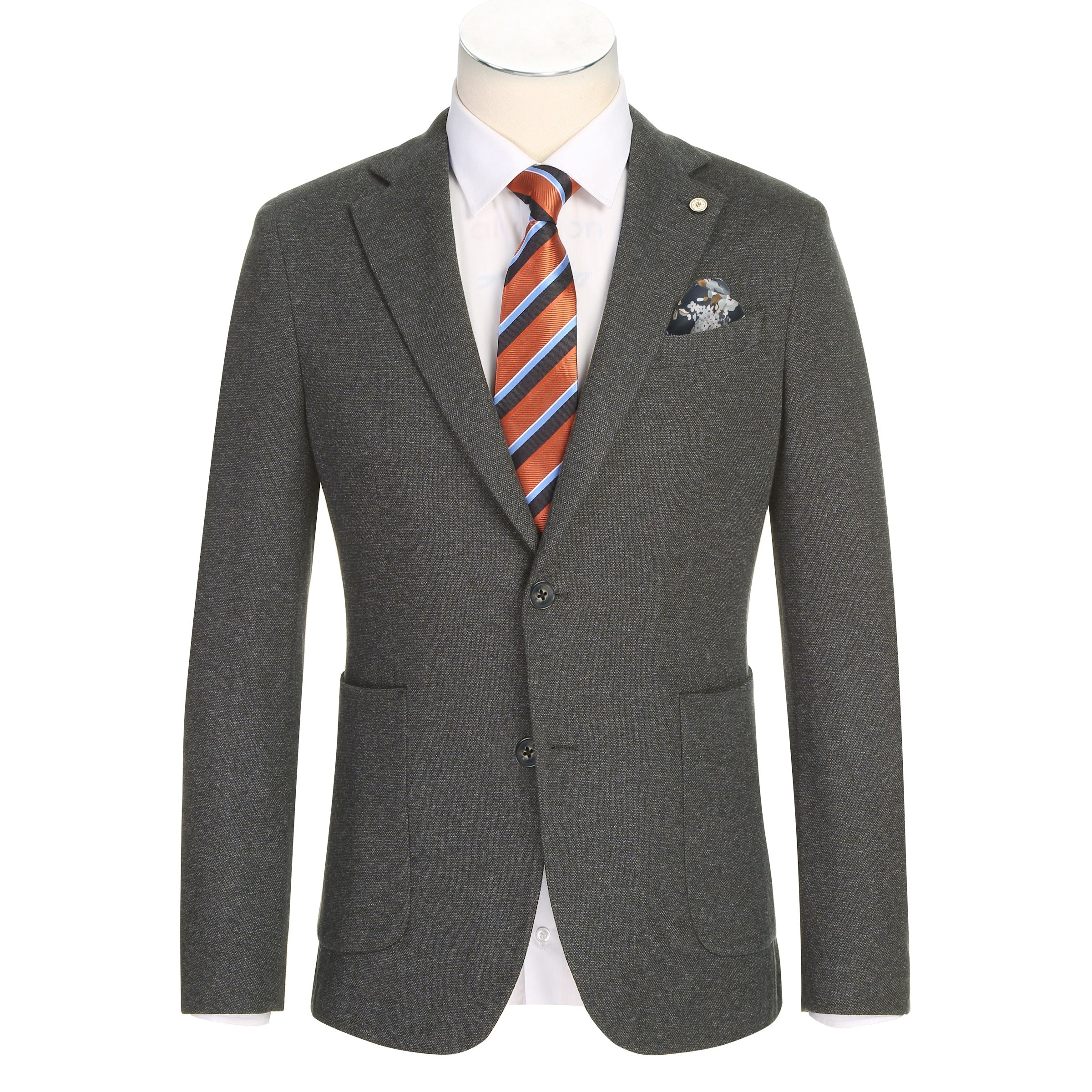 Pellagio Riserva JKT Trim Fit Texture Knit Sport Coat