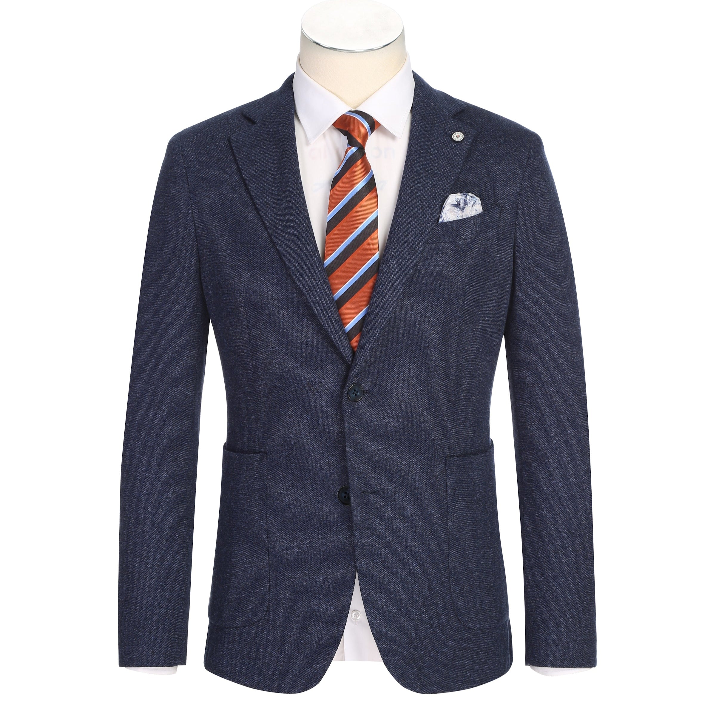 Pellagio Riserva JKT Trim Fit Texture Knit Sport Coat
