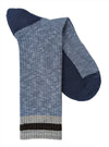 Marcoliani 4672 Soft Pima Cotton Ribbed Textured Sneaker Socks
