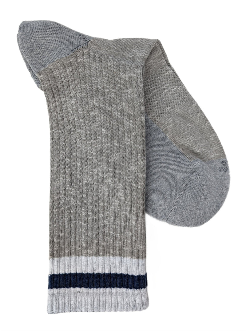 Marcoliani 4672 Soft Pima Cotton Ribbed Textured Sneaker Socks