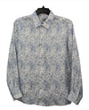 Raffi Glenn Floral Print Pure Linen LS Shirt