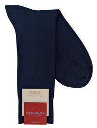 Marcoliani 3868 Pima Cotton Lisle Classic Plain Dress Socks