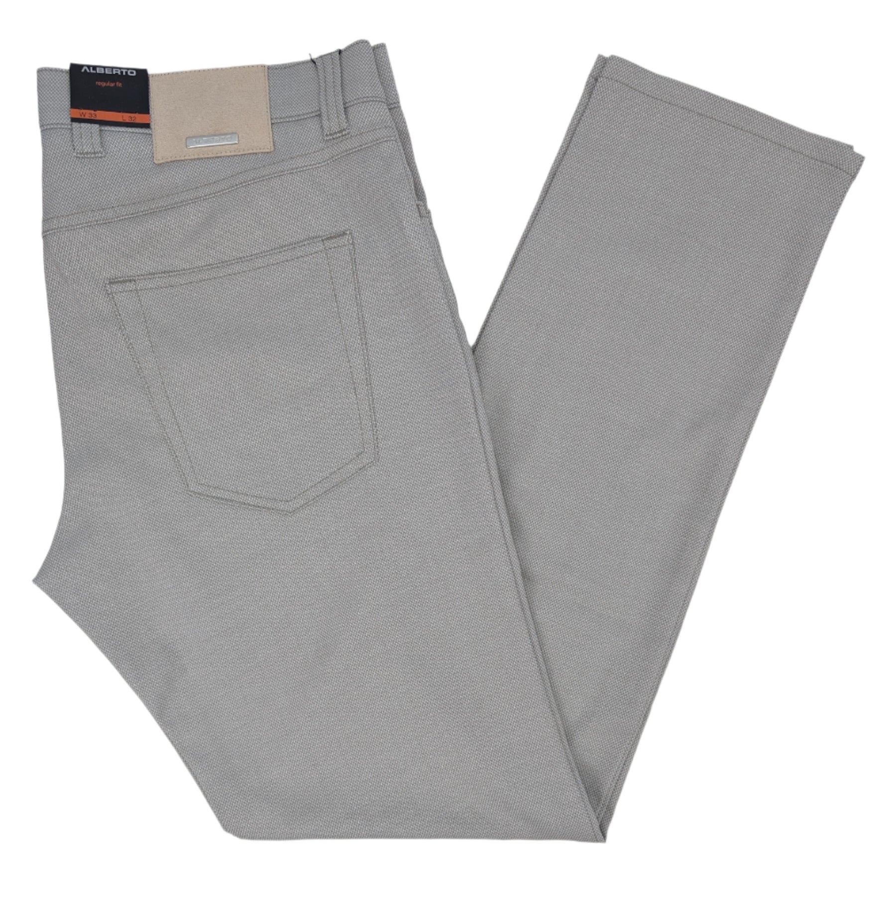 Alberto Pipe 1942 Regular Fit Dual Tone Ceramica 5 Pocket Pants
