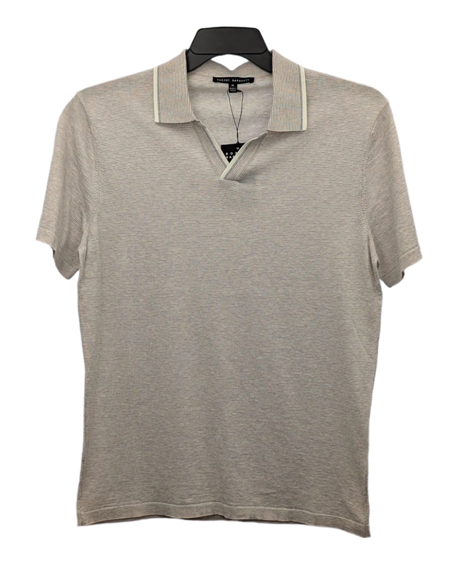 Robert Barakett Enrico Open Collar Sweater Polo