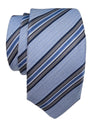 JZ Richards Regimental Stripe Silk Tie