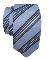 JZ Richards Regimental Stripe Silk Tie