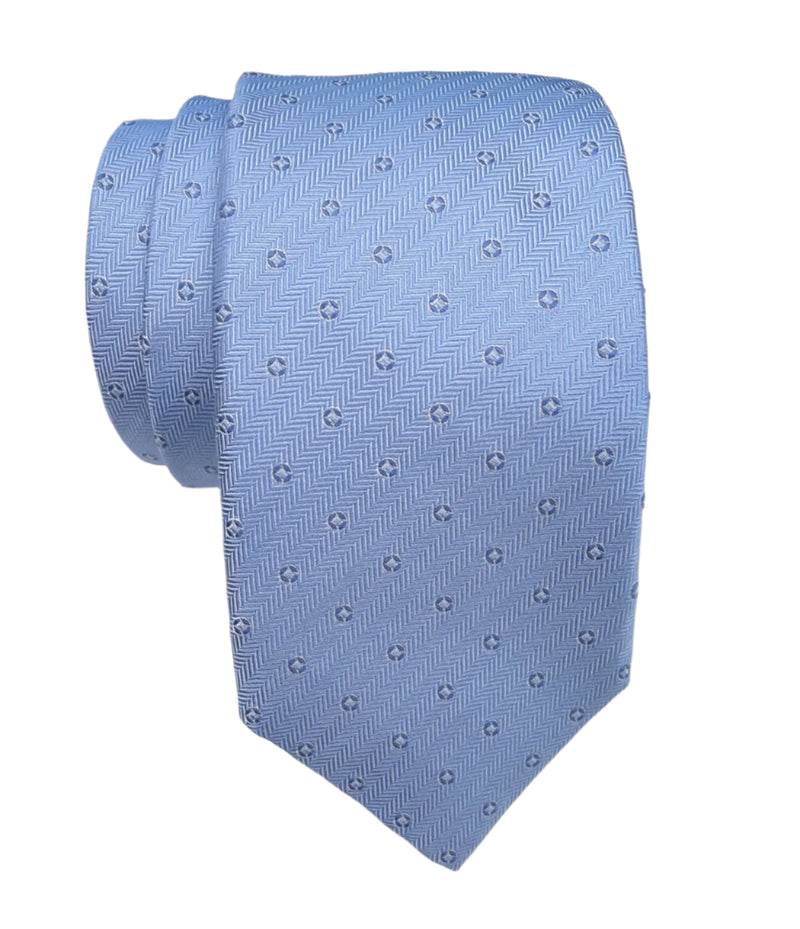 JZ Richards Dots Woven Pattern Silk Tie