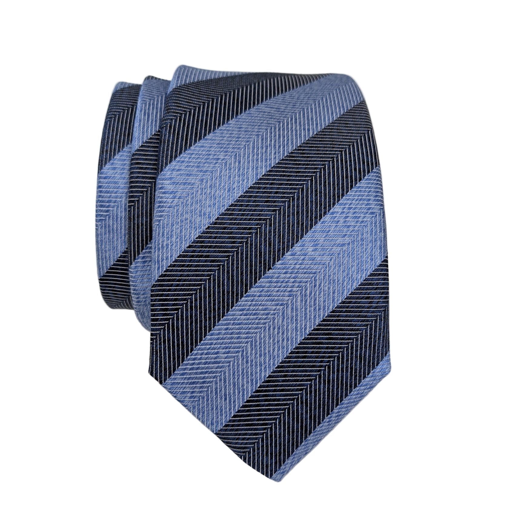 JZ Richards Awning Stripe Silk Tie