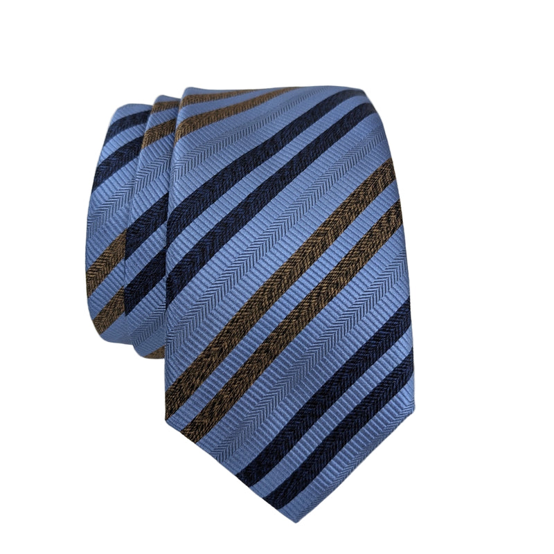JZ Richards Double Stripe Silk Tie