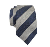 JZ Richards Awning Stripe Silk Tie