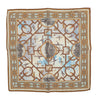 Ruth Graves Silk Wool Print Pocket Square