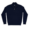 Kier + J All Cashmere Quarter Zip Mock Neck Sweater