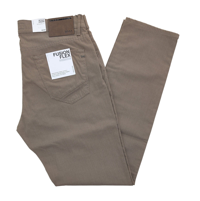 BRAX Chuck Modern Fit Flex Brushed Cotton Pants