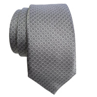 JZ Richards Micro Foulard Pattern Silk Tie