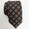 JZ Richards Foulard Print Pattern Silk Tie