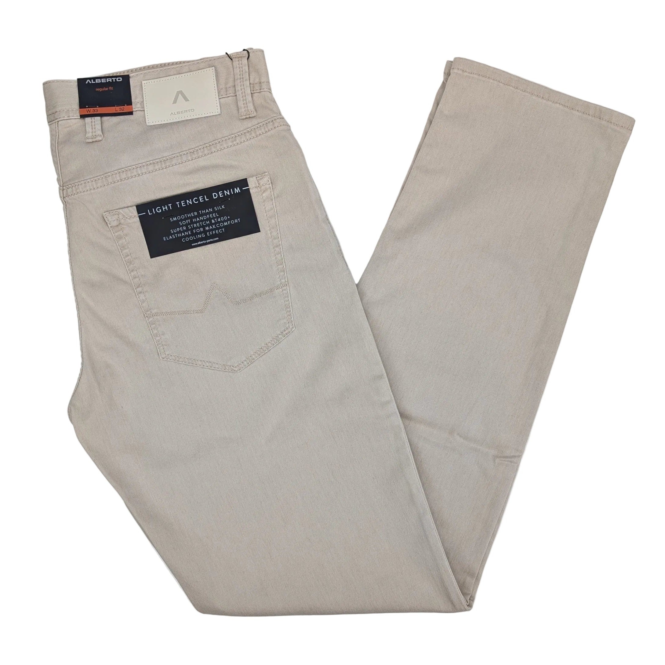 Alberto Pipe 1577 Regular Fit Lightweight Stretch Tencel Jeans