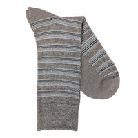 Marcoliani 4881 Cotton Linen Blend T-Shirt Stripes Sneaker Socks