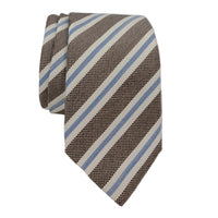 JZ Richards Gallery Collection Regimental Stripe Silk Tie