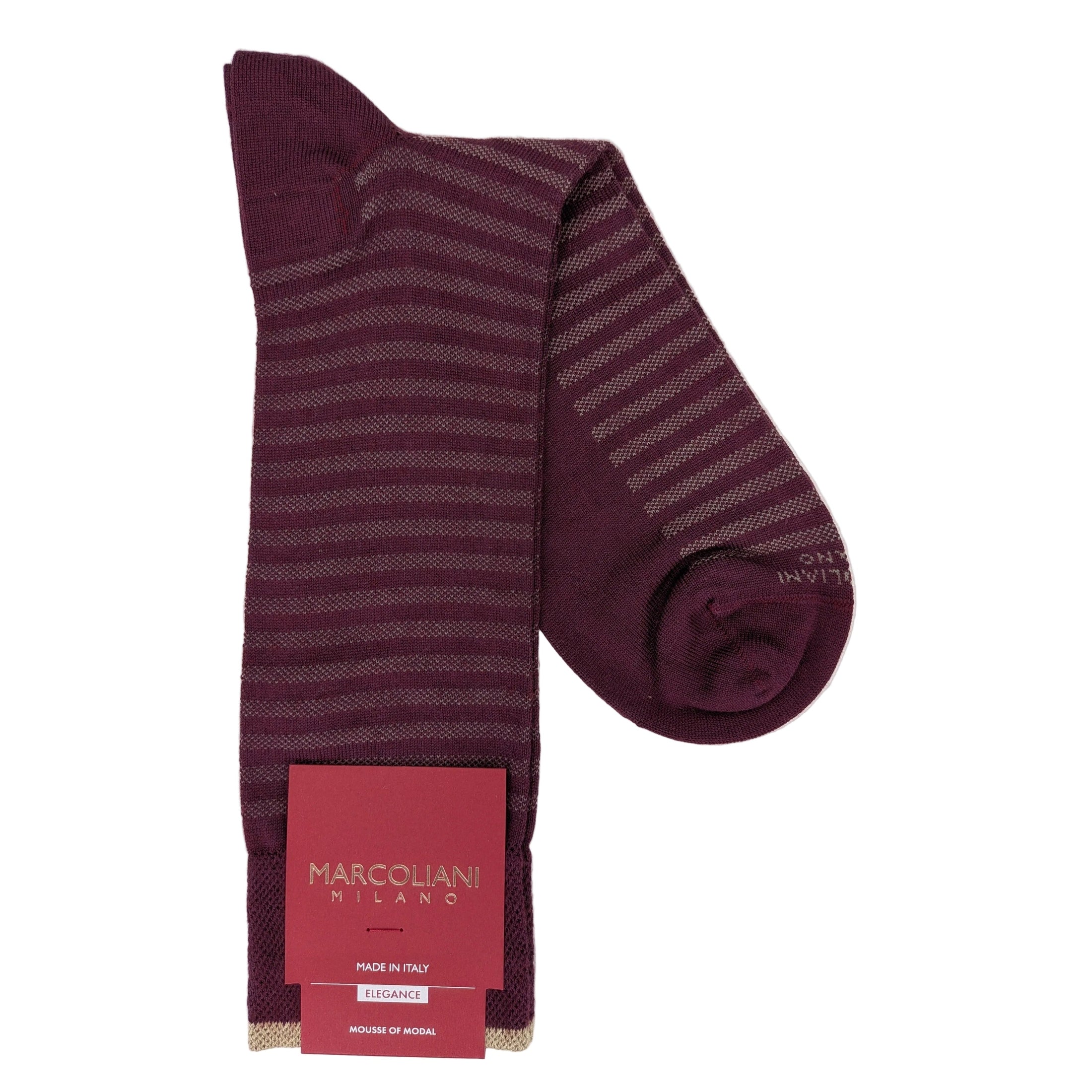 Marcoliani 4918 Mousse of Modal Stripes Socks