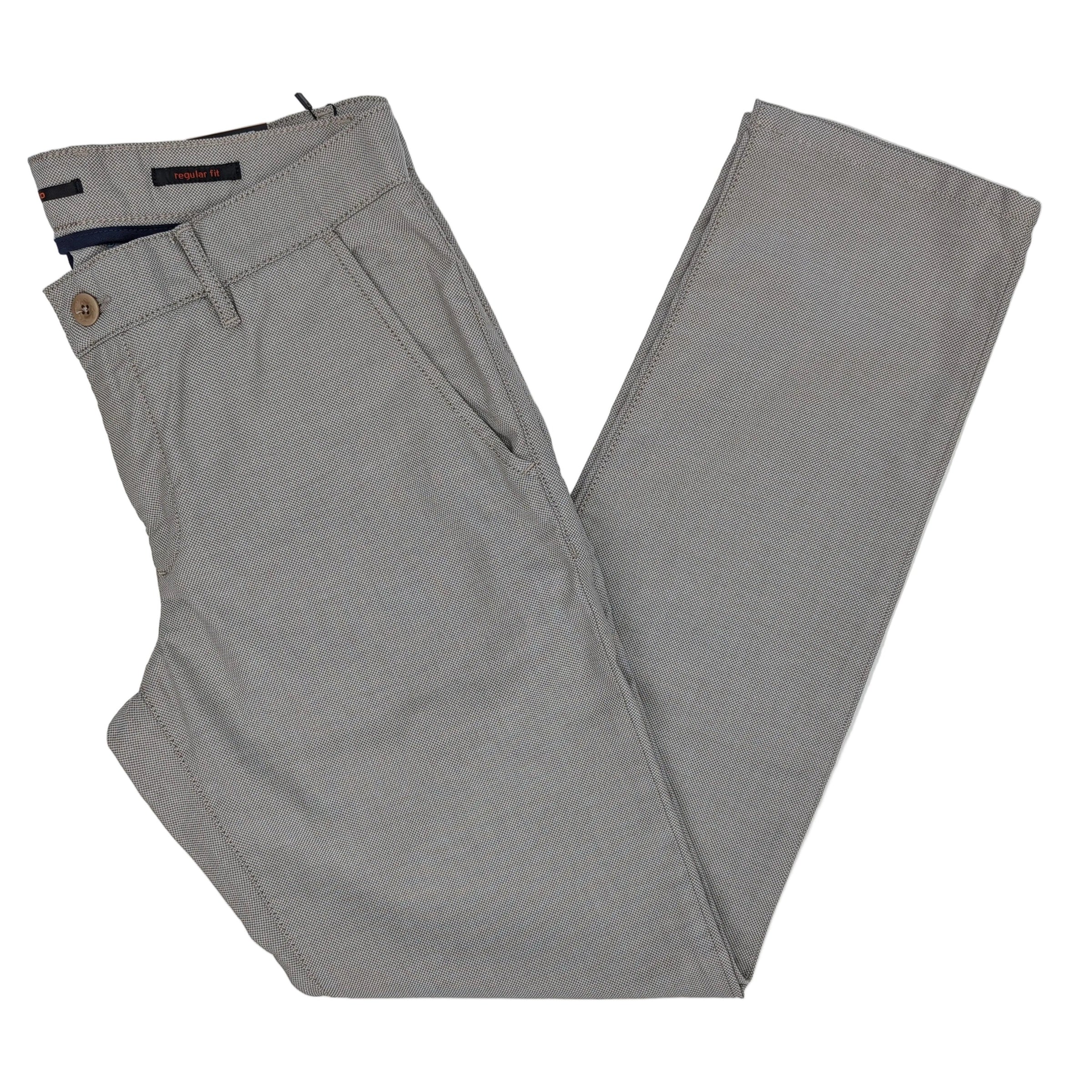 Alberto 1918 Lou-J Regular Fit Cotton Textured Chinos