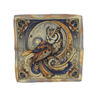 Ruth Graves Silk Wool Print Pocket Square