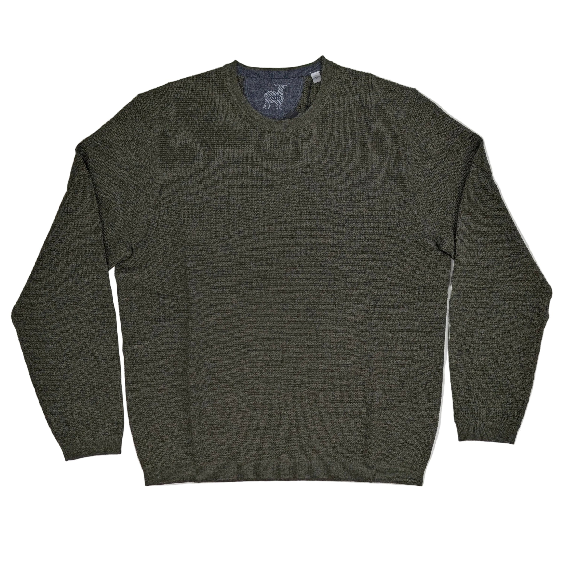Raffi Extrafine Merino Waffle LS Crew