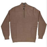 Raffi English Rib Merino Quarter Zip Sweater