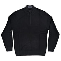 Raffi English Rib Merino Quarter Zip Sweater