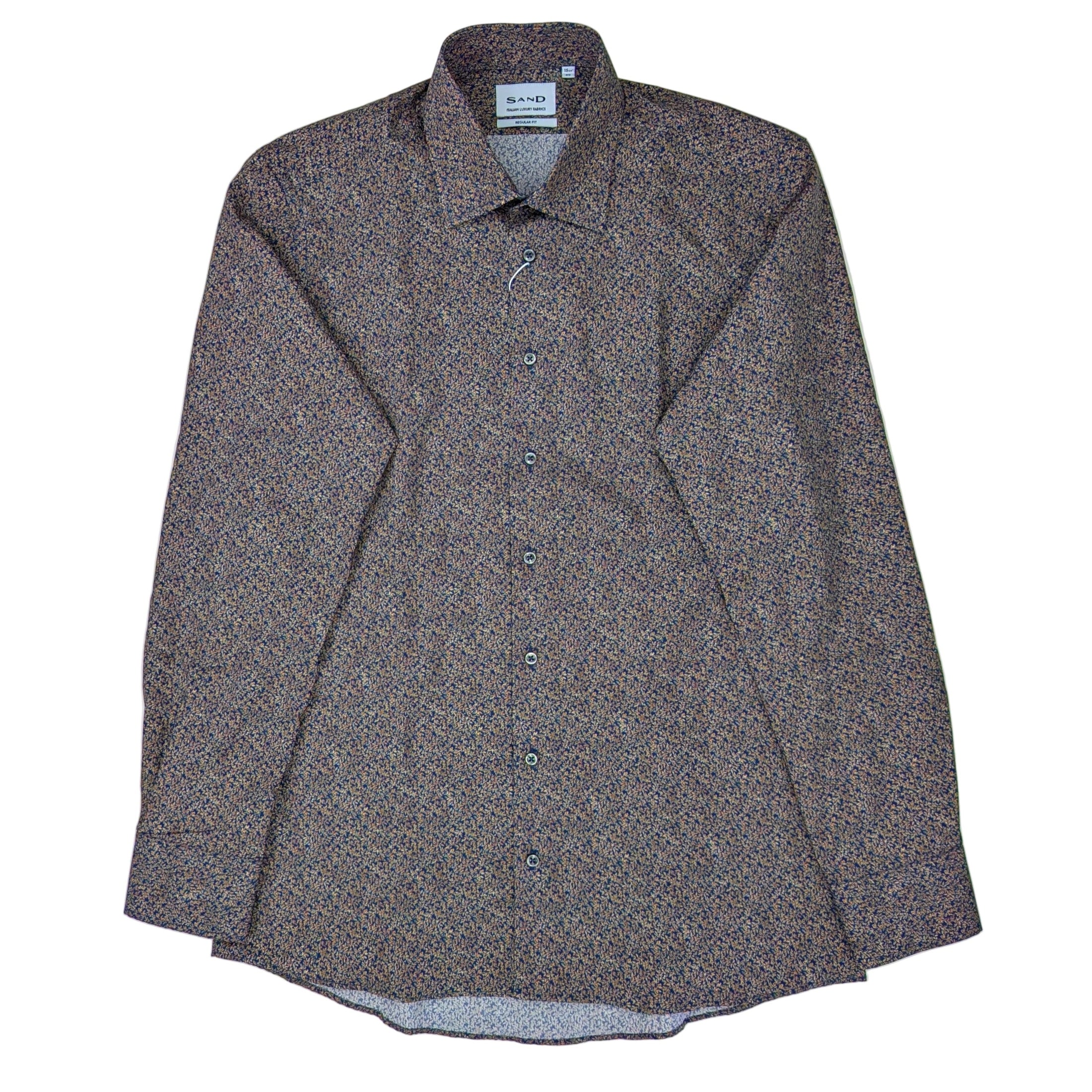 Sand Copenhagen State Micro Print Pattern Shirt