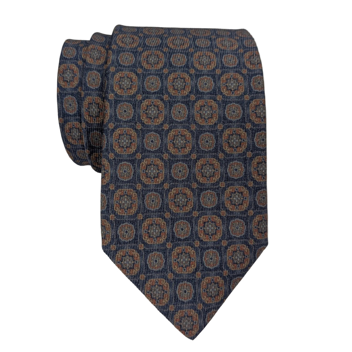 JZ Richards Gallery Collection Tile Foulard Silk Tie