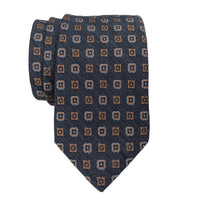 JZ Richards Gallery Collection Neat Foulard Woven Pattern Silk Tie