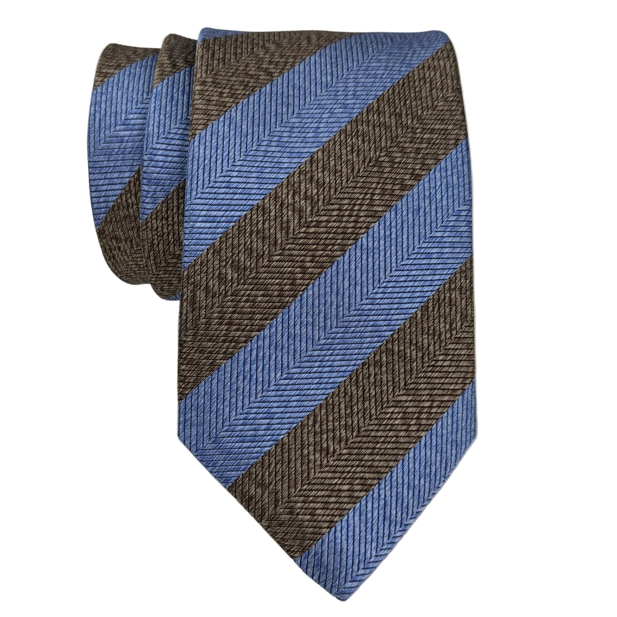 JZ Richards Awning Stripe Silk Tie