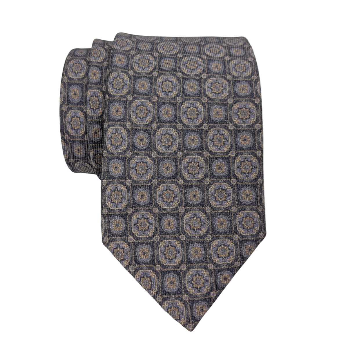 JZ Richards Gallery Collection Tile Foulard Silk Tie