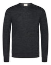 Bruun & Stengade Textured Wool Blend V-Neck Sweater