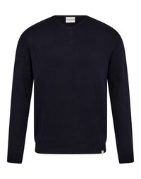 Bruun & Stengade Cotton Modal Blend V-Neck Sweater