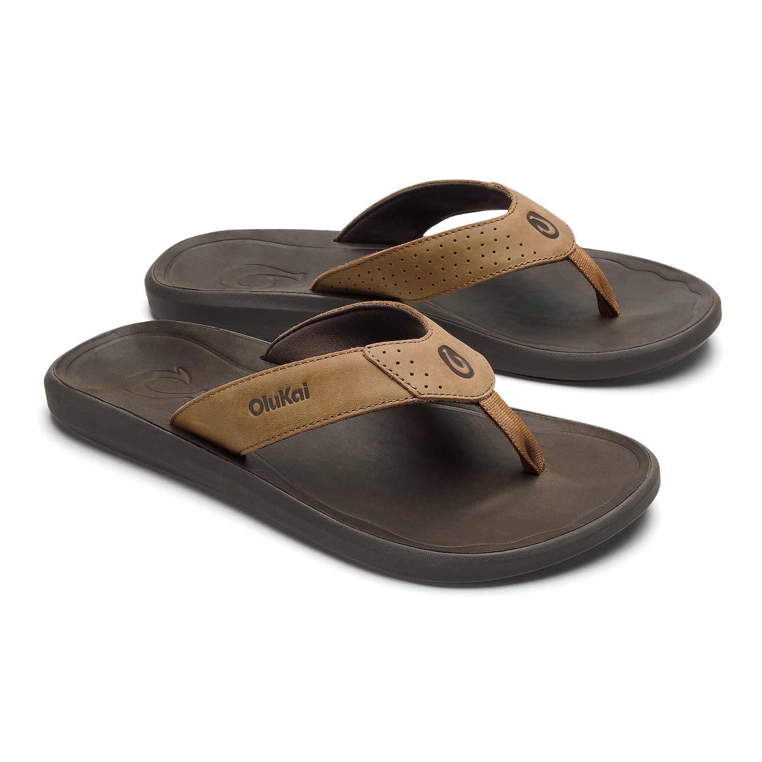OluKai Pili Waterproof Leather Sandals
