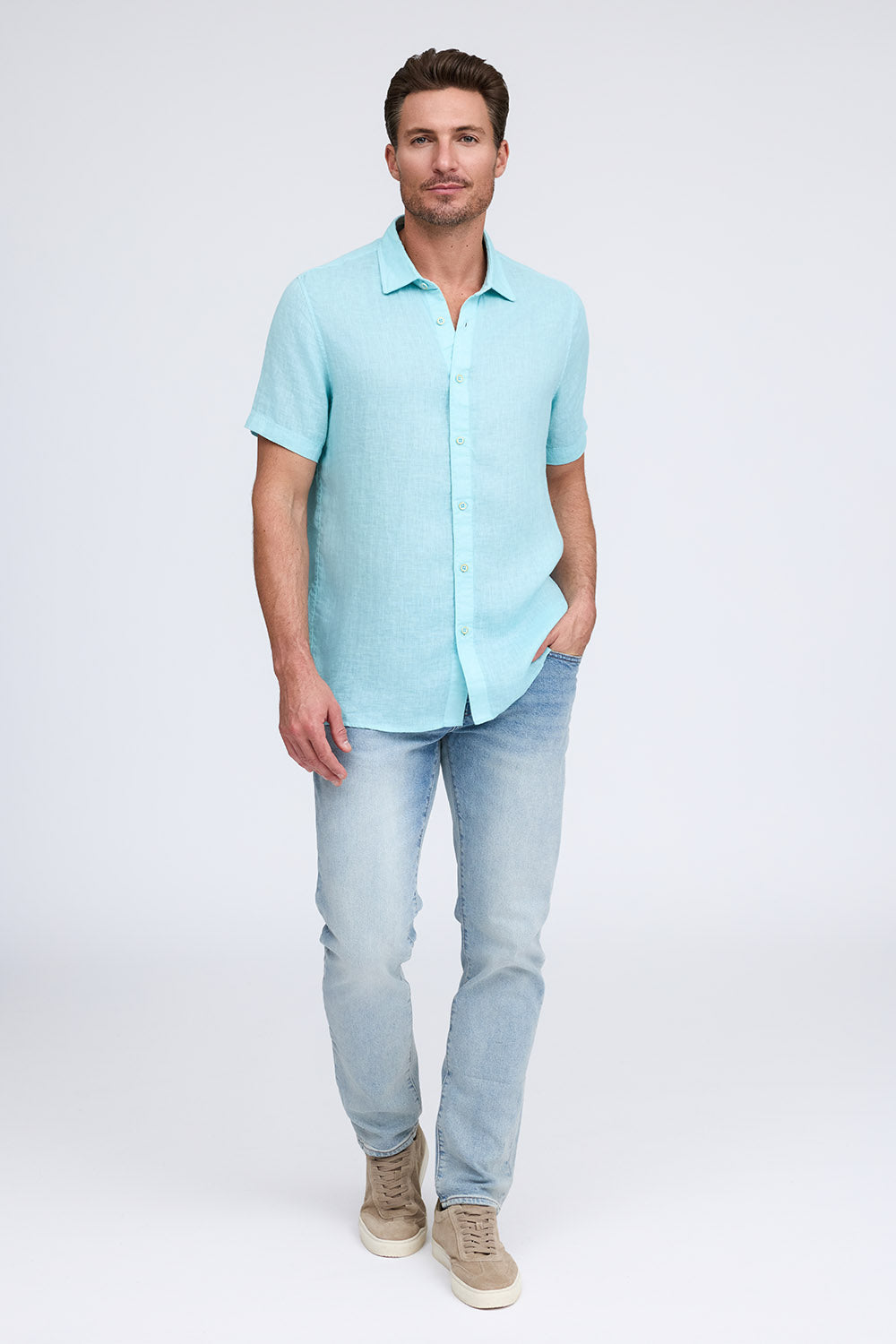 Raffi Bryce Pure Linen SS Shirt