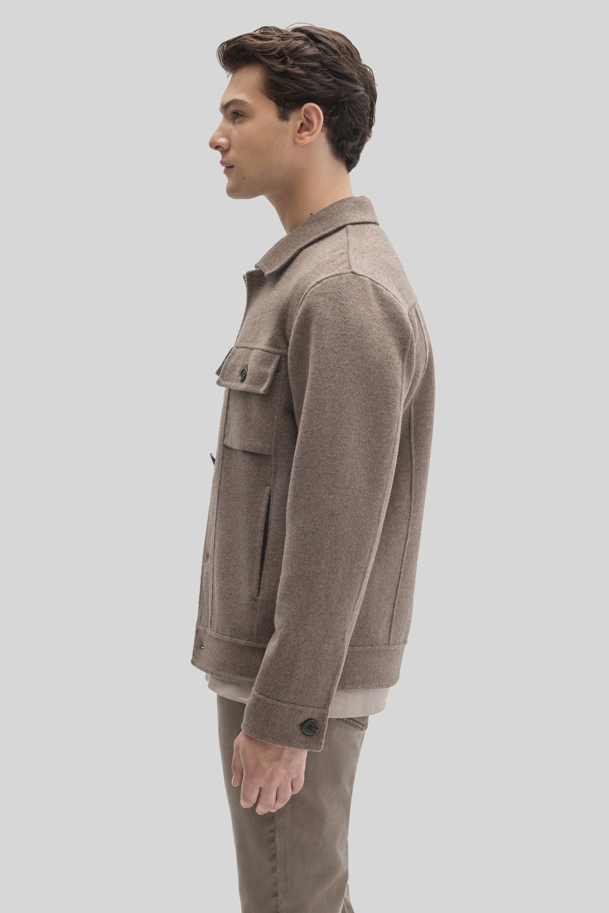 Robert Barakett Ortega Double Face Melton Jacket