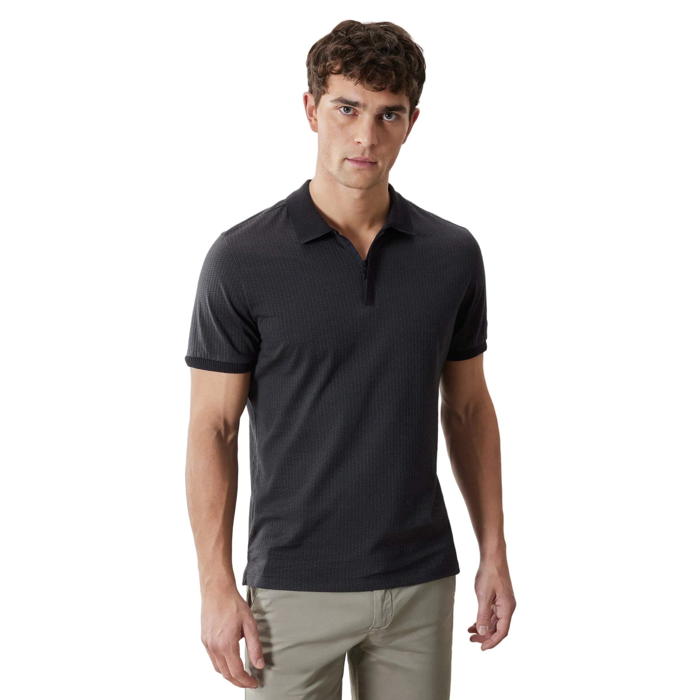 Robert Barakett Whistler Quarter Zip Polo